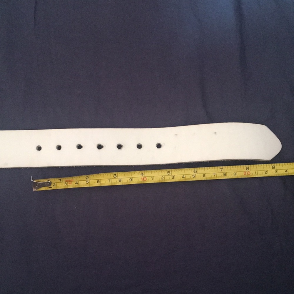 Snug industries streetwear raver white leather belt like Illig+ free snug decal - Picture 9 of 10